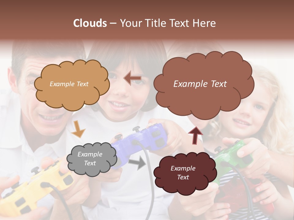 Videogame Merry Technology PowerPoint Template