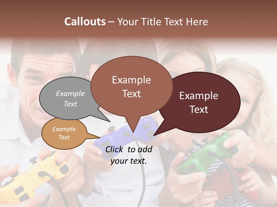 Videogame Merry Technology PowerPoint Template
