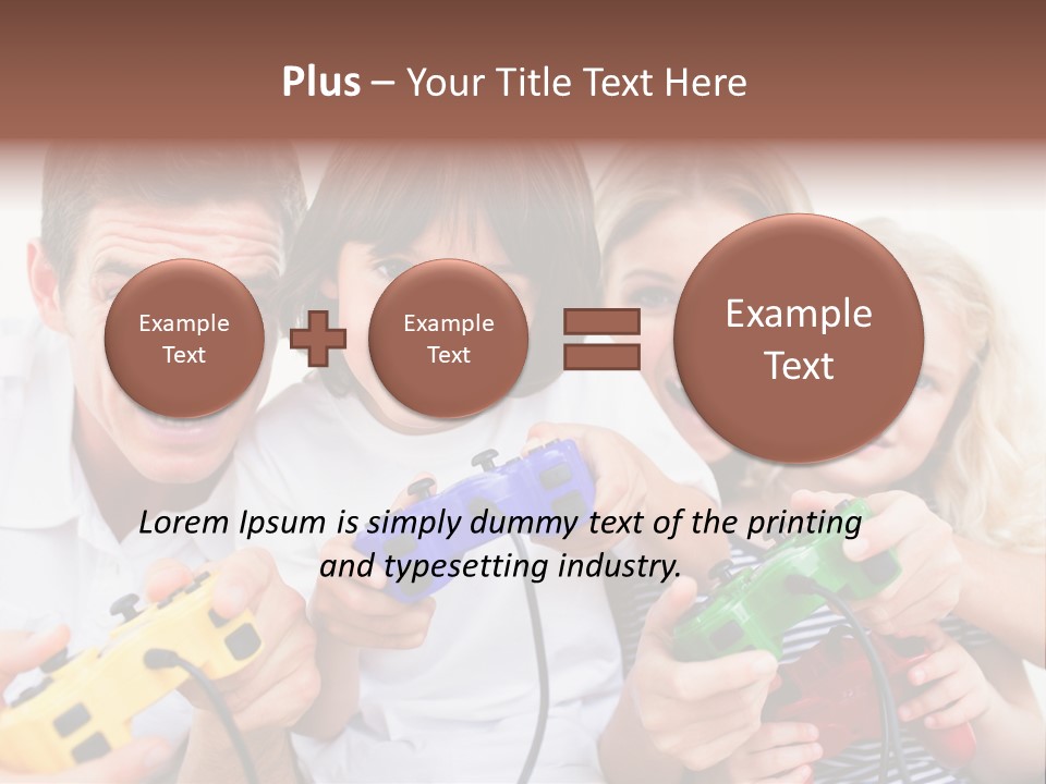 Videogame Merry Technology PowerPoint Template