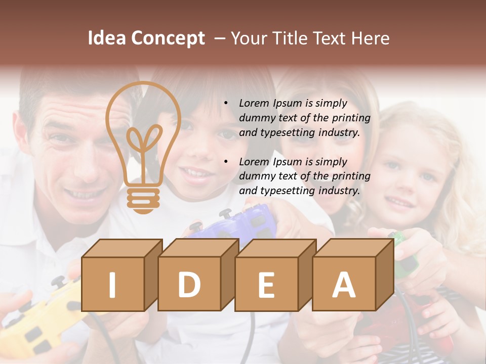 Videogame Merry Technology PowerPoint Template