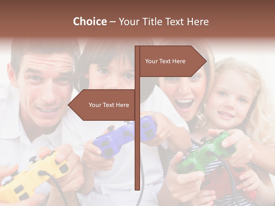 Videogame Merry Technology PowerPoint Template