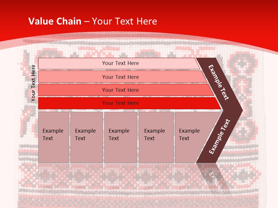 Rushnyk Crossstitch Cross PowerPoint Template