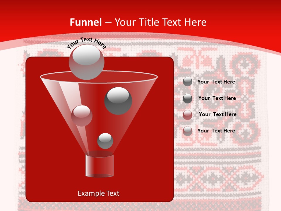 Rushnyk Crossstitch Cross PowerPoint Template