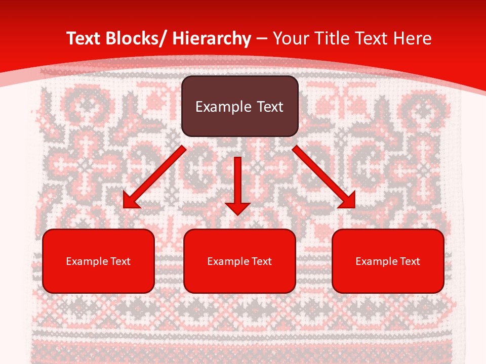 Rushnyk Crossstitch Cross PowerPoint Template