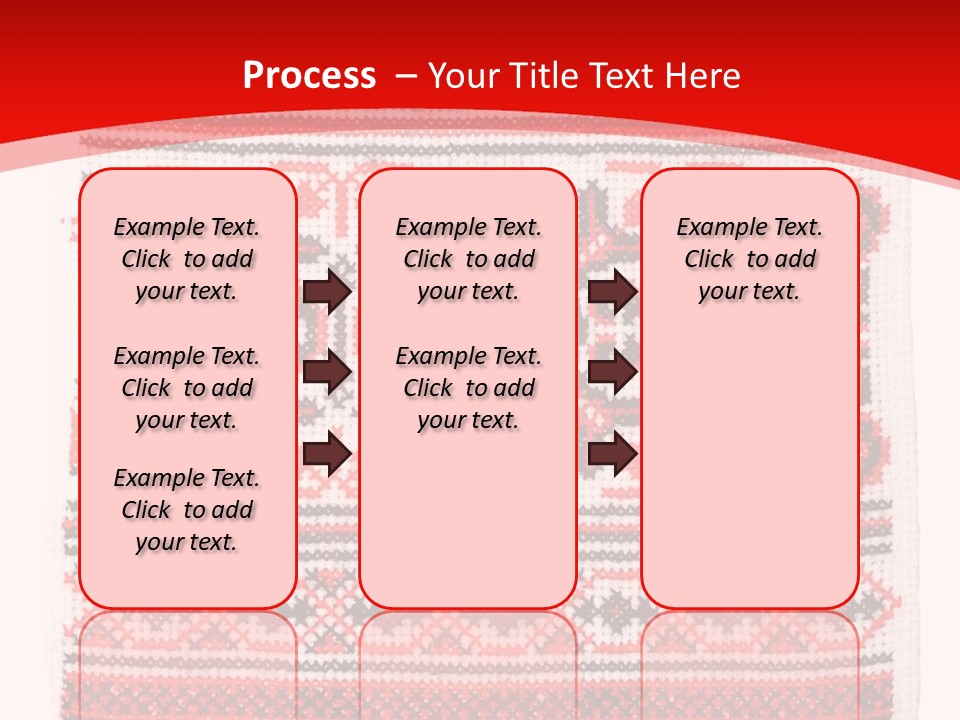 Rushnyk Crossstitch Cross PowerPoint Template