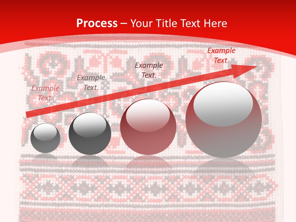 Rushnyk Crossstitch Cross PowerPoint Template