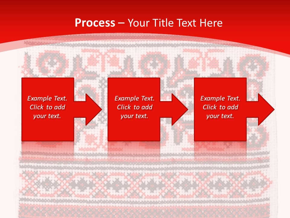 Rushnyk Crossstitch Cross PowerPoint Template