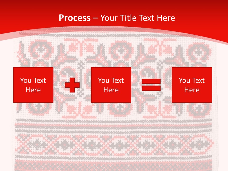 Rushnyk Crossstitch Cross PowerPoint Template