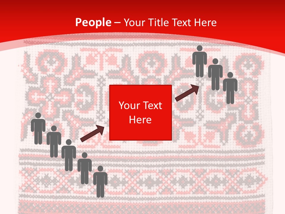 Rushnyk Crossstitch Cross PowerPoint Template