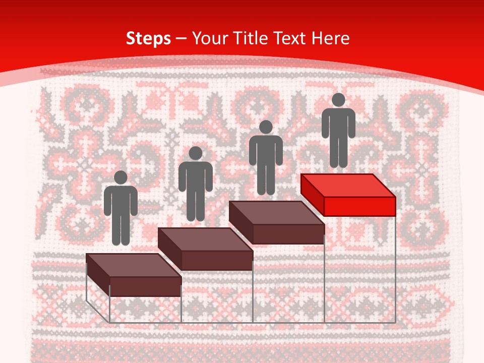 Rushnyk Crossstitch Cross PowerPoint Template