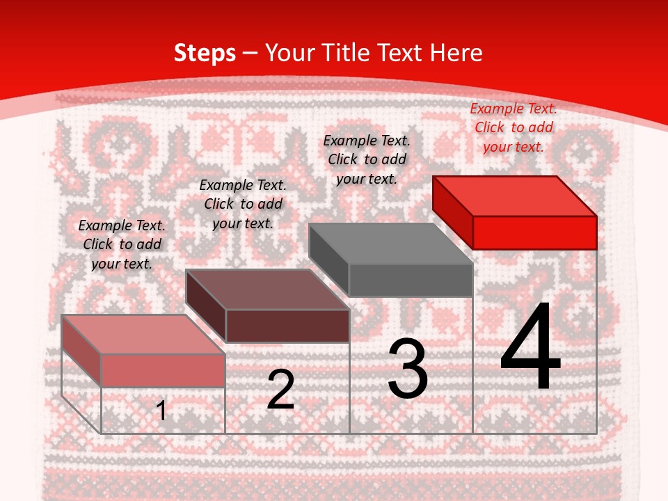 Rushnyk Crossstitch Cross PowerPoint Template