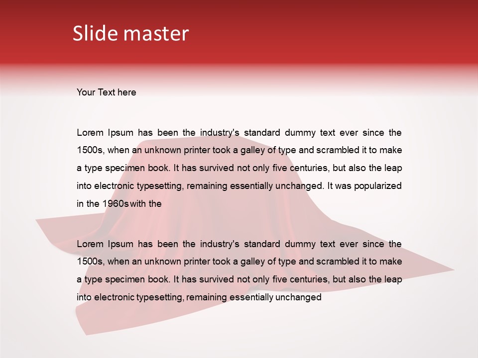 Stage Surface Display PowerPoint Template