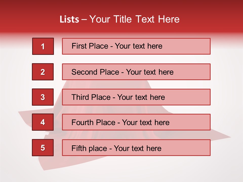 Stage Surface Display PowerPoint Template