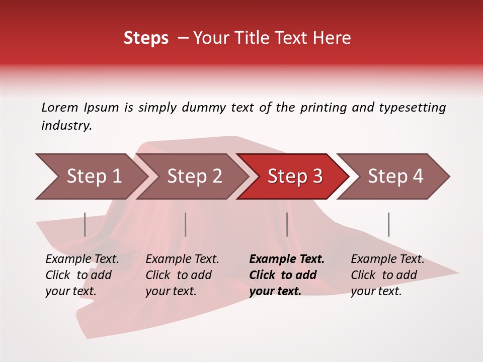 Stage Surface Display PowerPoint Template