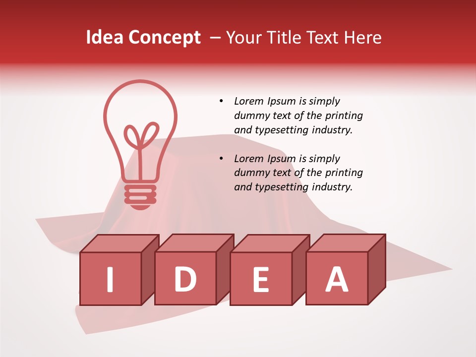 Stage Surface Display PowerPoint Template