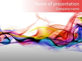 Light Background Flame PowerPoint Template