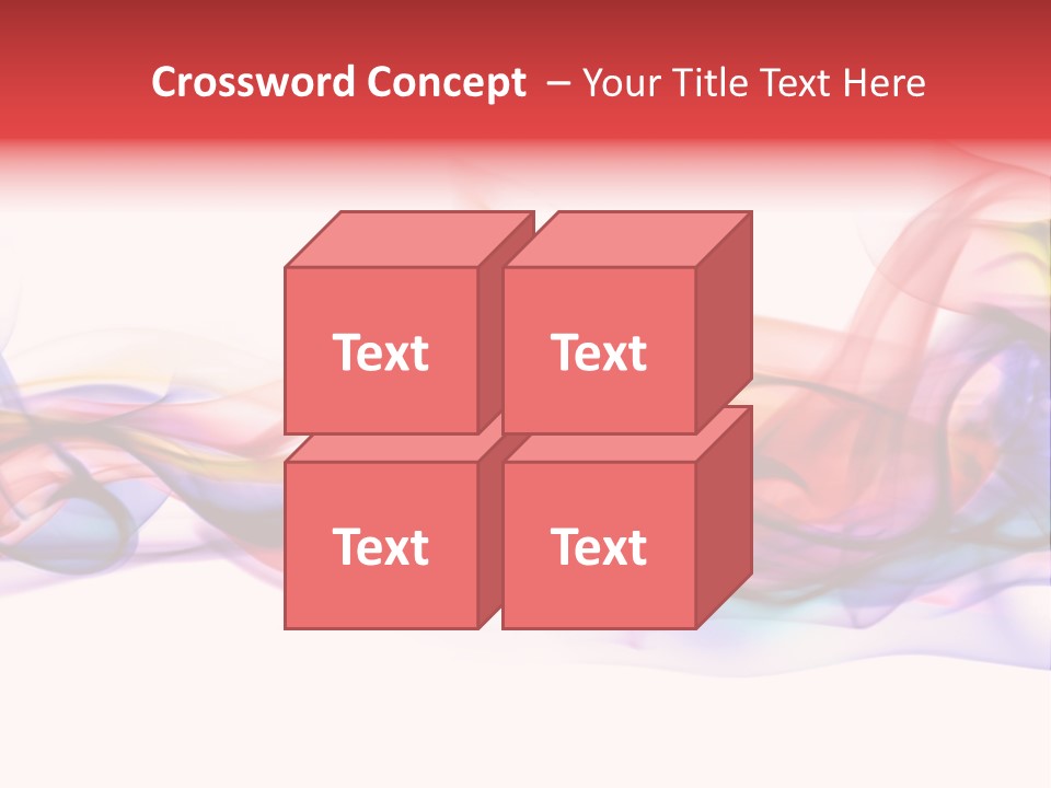Light Background Flame PowerPoint Template