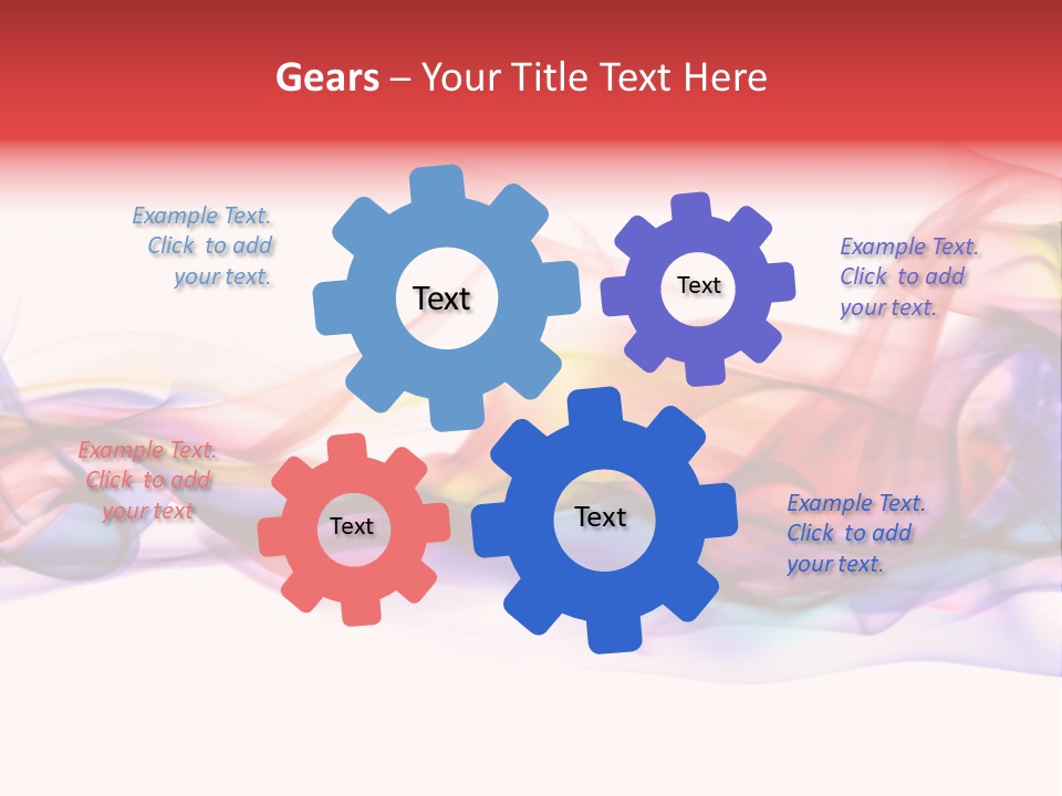 Light Background Flame PowerPoint Template