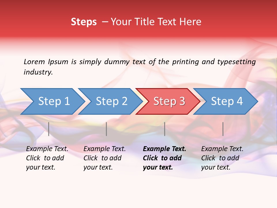 Light Background Flame PowerPoint Template