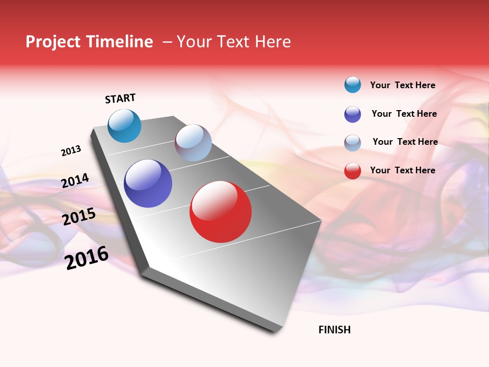 Light Background Flame PowerPoint Template