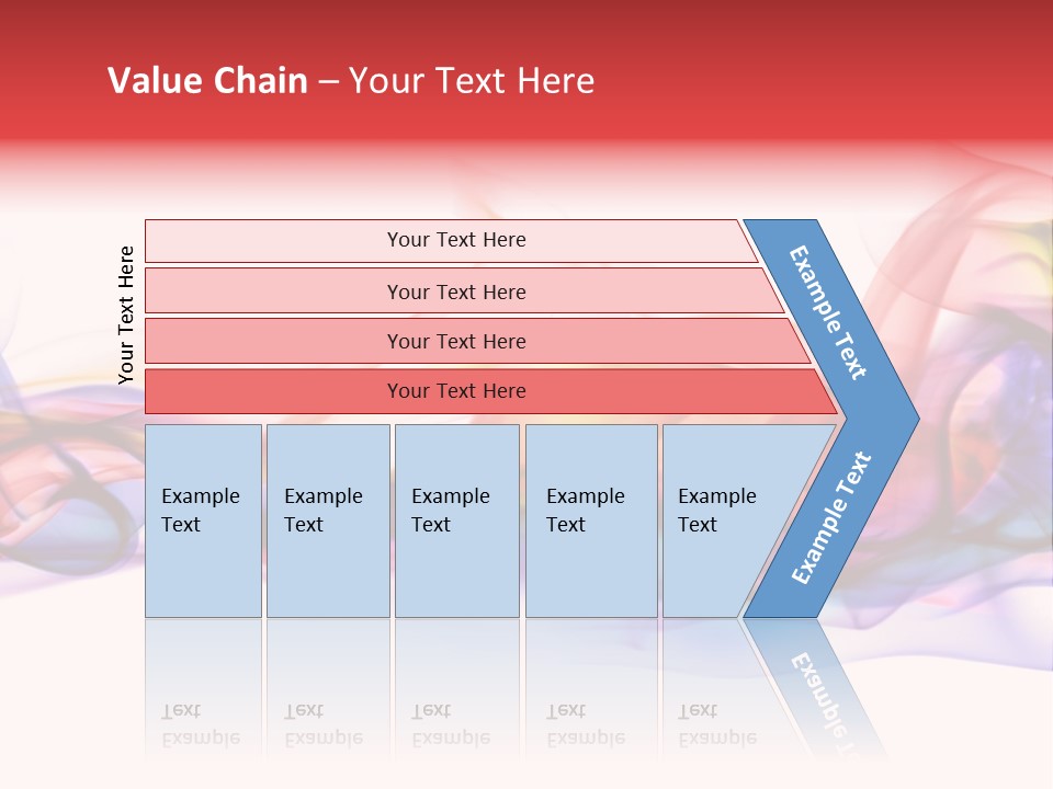 Light Background Flame PowerPoint Template