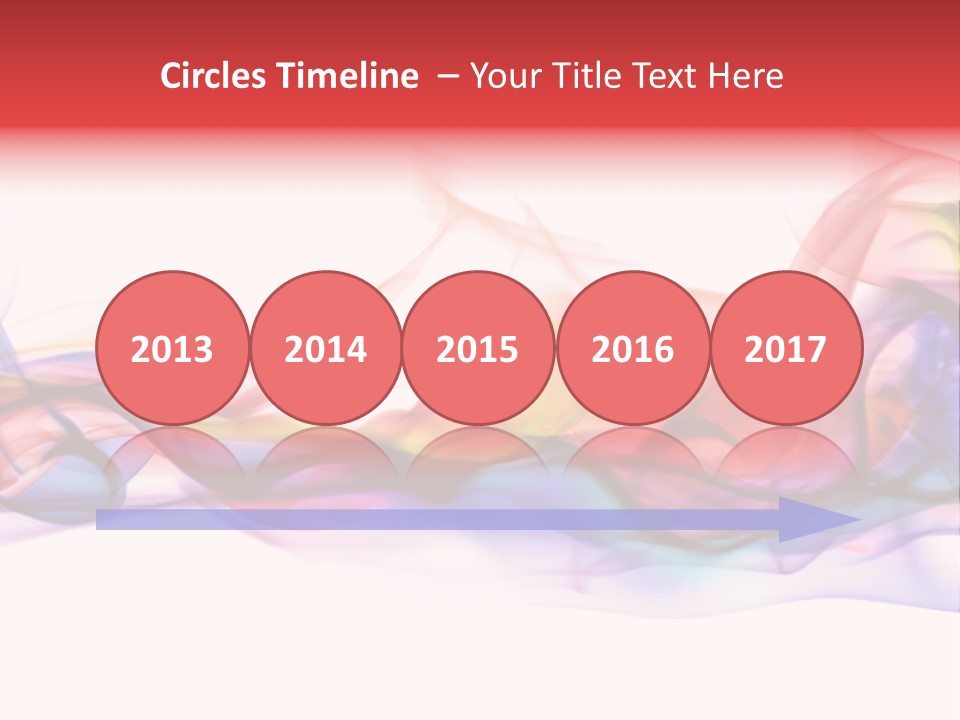 Light Background Flame PowerPoint Template