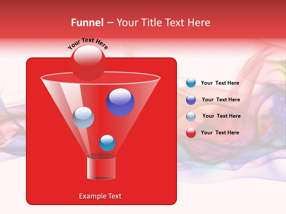 Light Background Flame PowerPoint Template