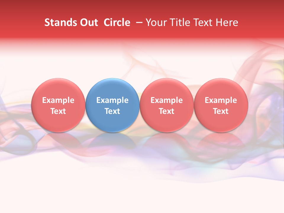 Light Background Flame PowerPoint Template