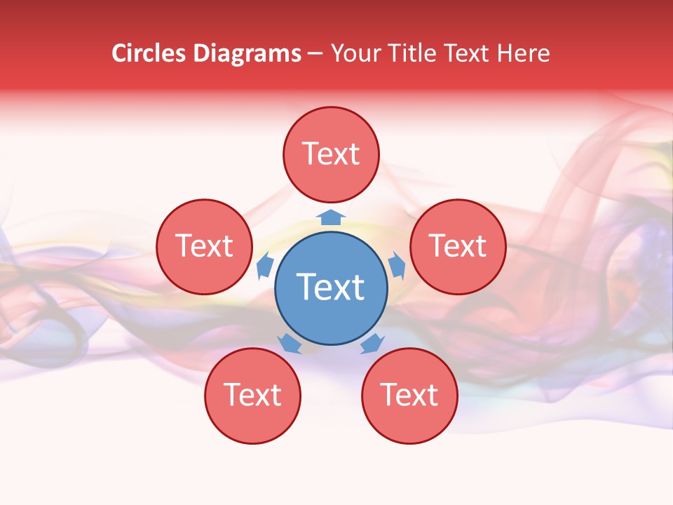 Light Background Flame PowerPoint Template