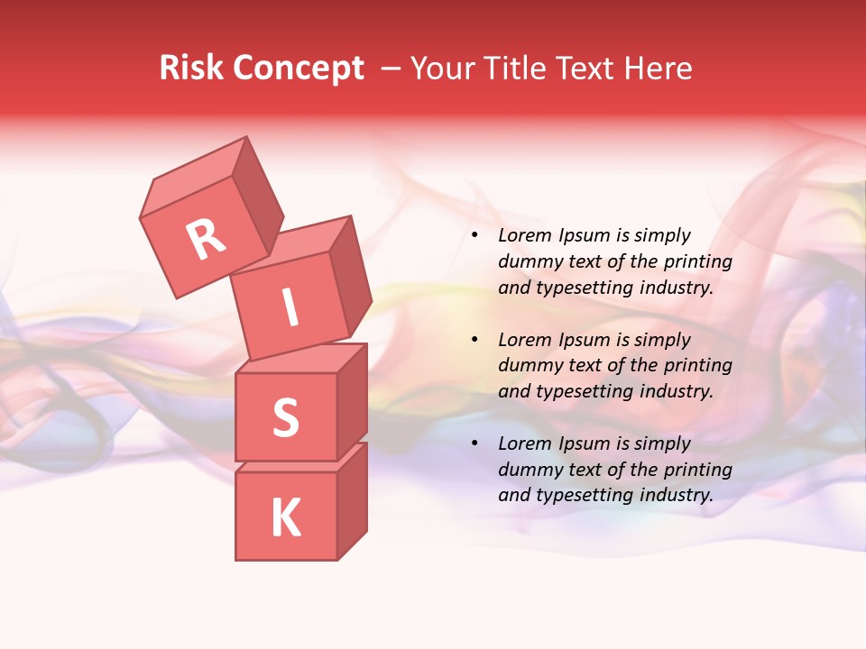 Light Background Flame PowerPoint Template