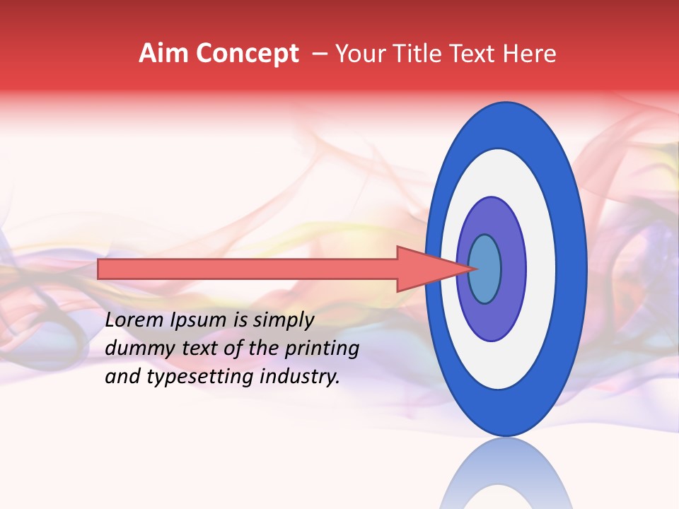 Light Background Flame PowerPoint Template
