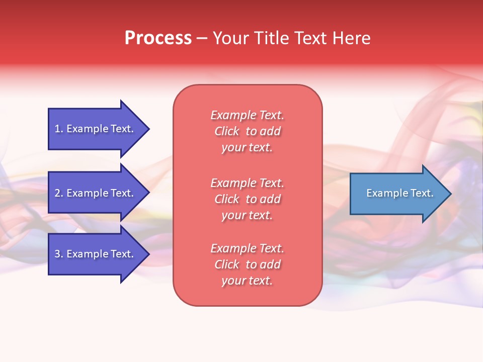 Light Background Flame PowerPoint Template