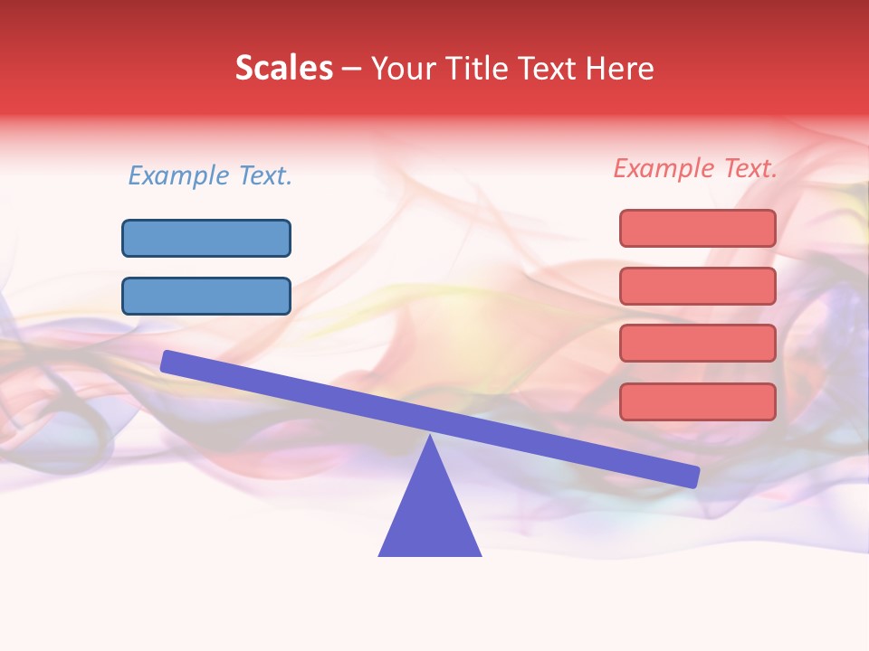 Light Background Flame PowerPoint Template