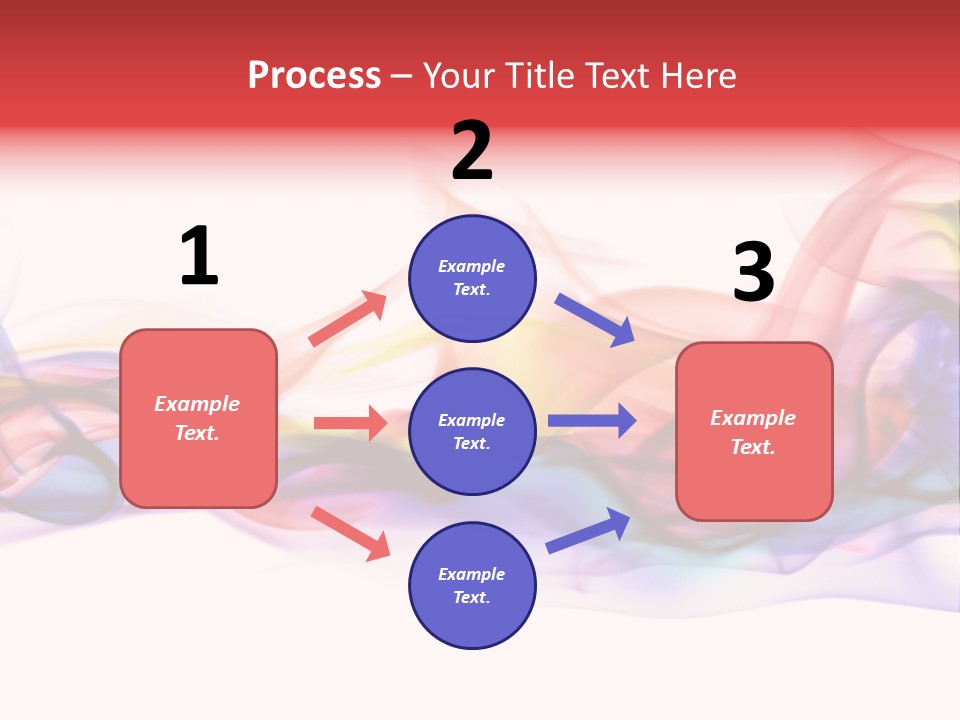 Light Background Flame PowerPoint Template