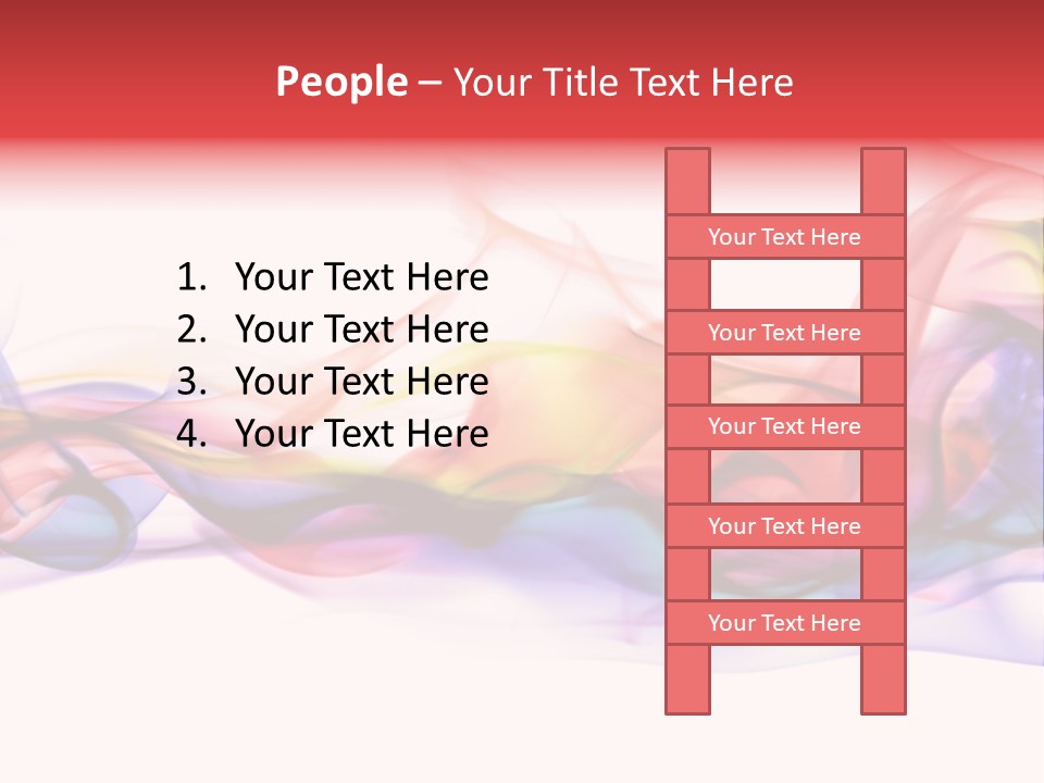 Light Background Flame PowerPoint Template