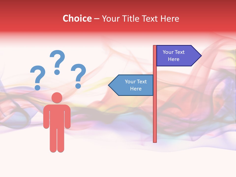 Light Background Flame PowerPoint Template