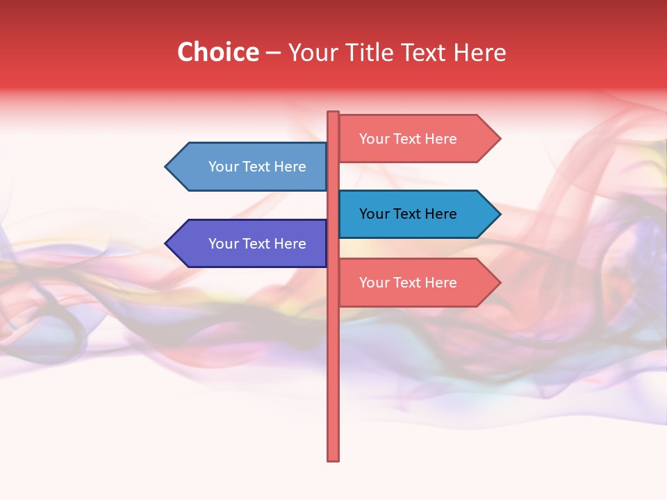 Light Background Flame PowerPoint Template