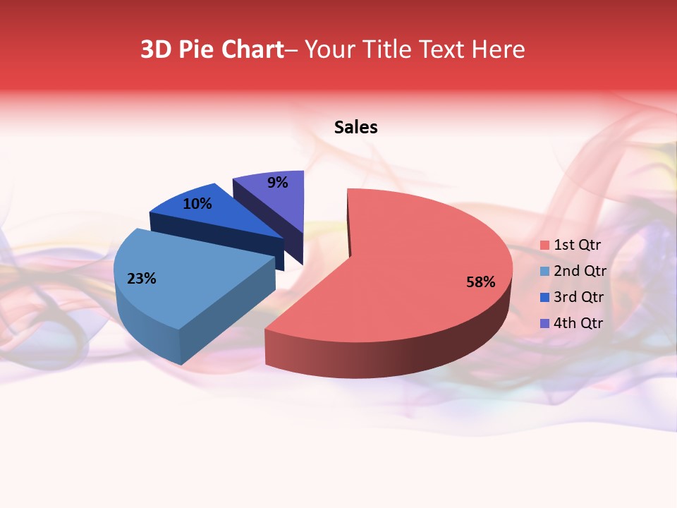 Light Background Flame PowerPoint Template