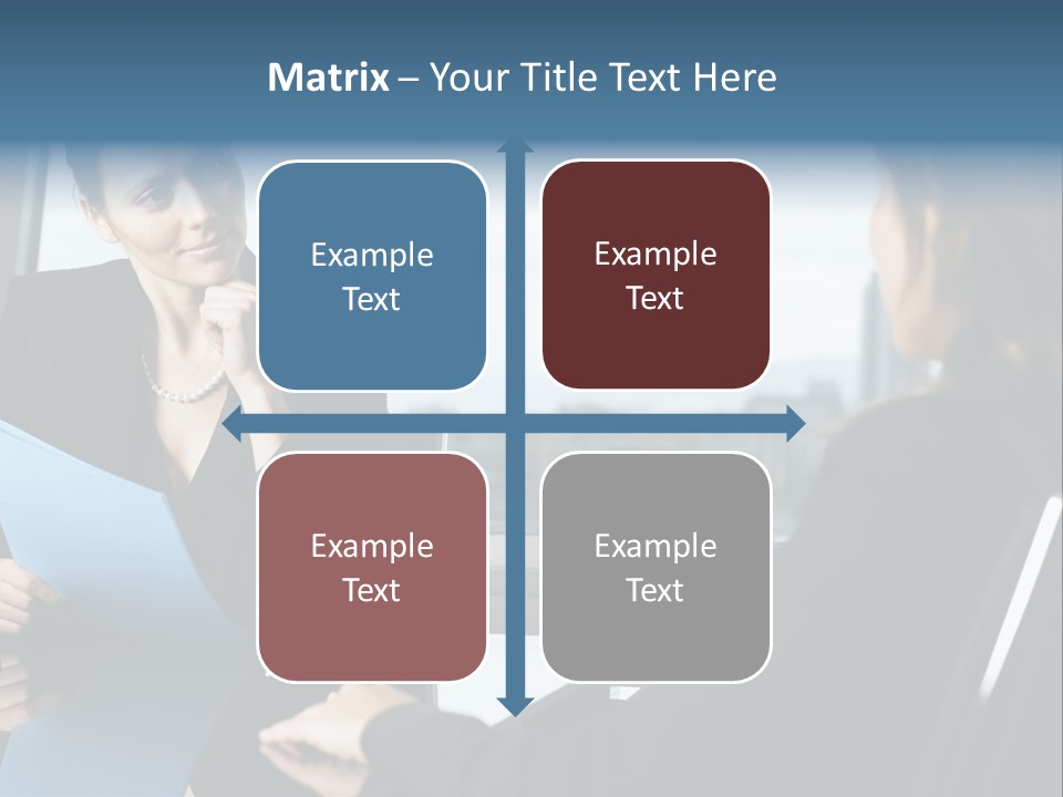 Caucasian View Attractive PowerPoint Template