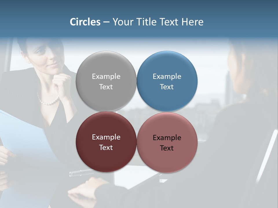 Caucasian View Attractive PowerPoint Template