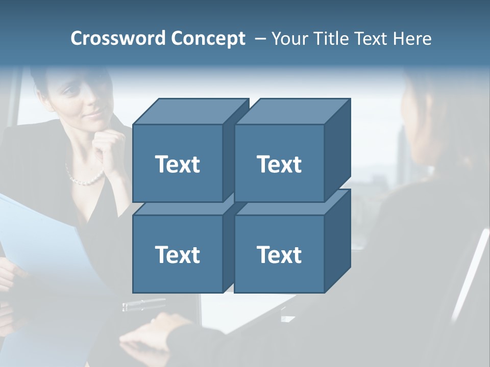 Caucasian View Attractive PowerPoint Template