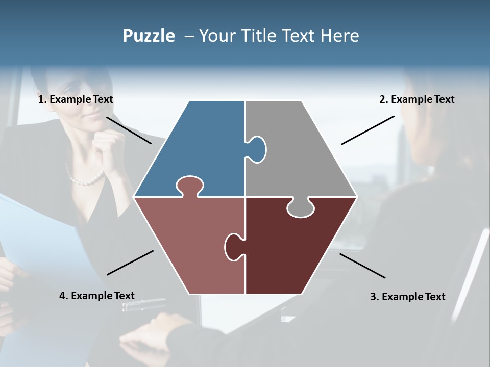 Caucasian View Attractive PowerPoint Template