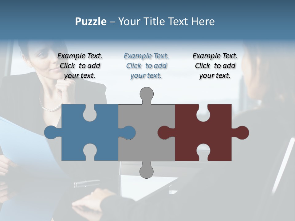 Caucasian View Attractive PowerPoint Template