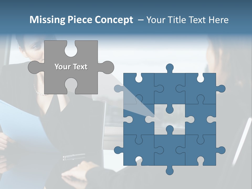 Caucasian View Attractive PowerPoint Template