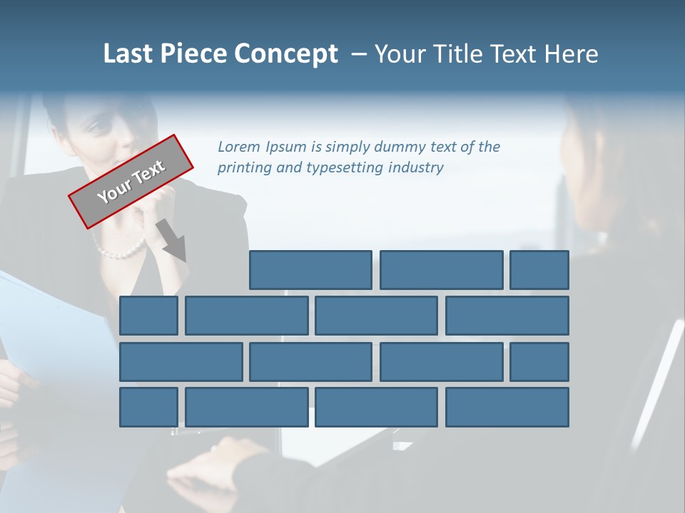 Caucasian View Attractive PowerPoint Template