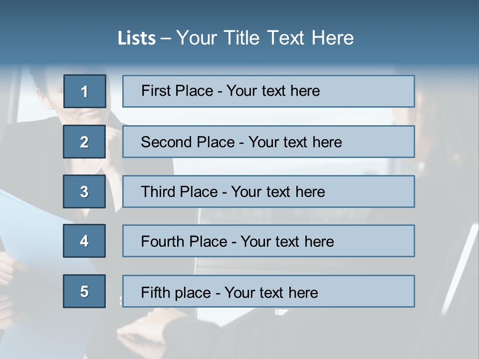 Caucasian View Attractive PowerPoint Template