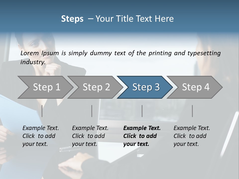 Caucasian View Attractive PowerPoint Template