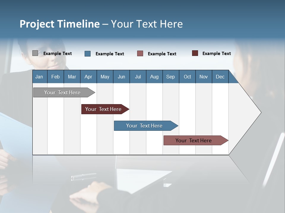 Caucasian View Attractive PowerPoint Template