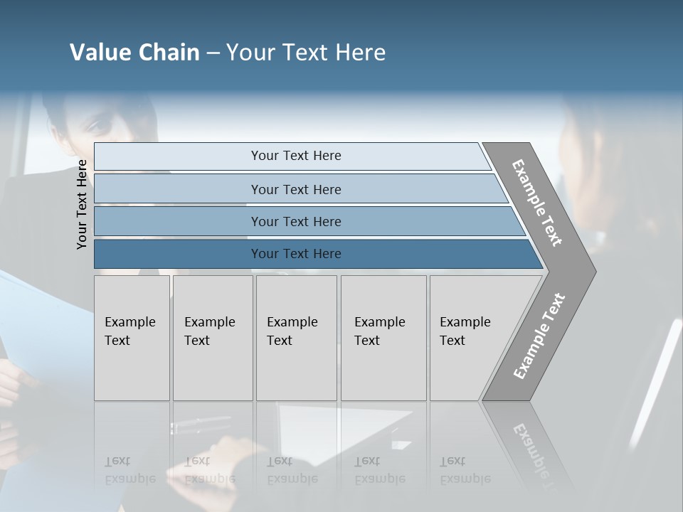 Caucasian View Attractive PowerPoint Template