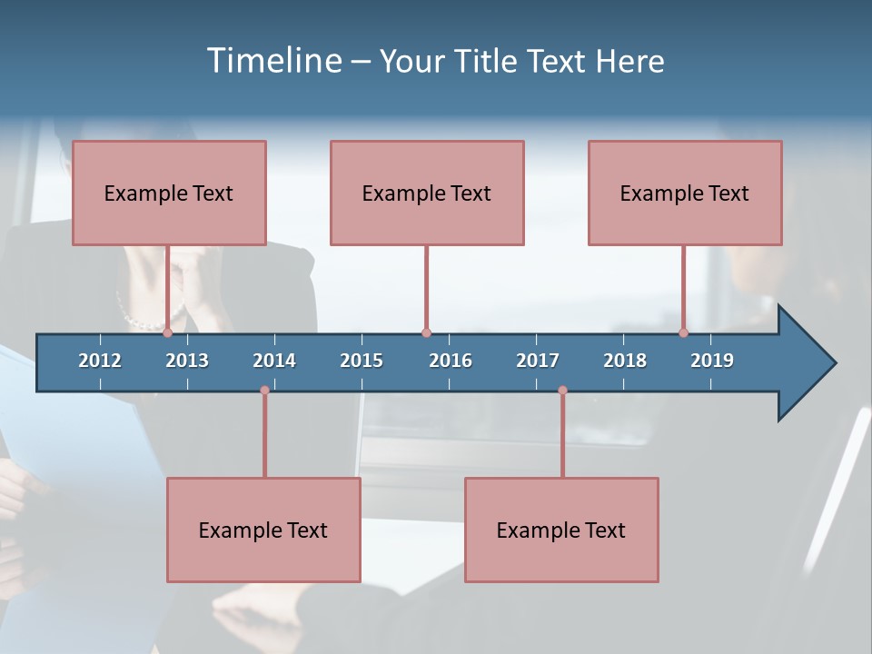 Caucasian View Attractive PowerPoint Template
